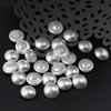 Glass Pearl Cabochon Bright White 8mm