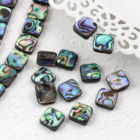 Muszla paua kwadrat 12mm