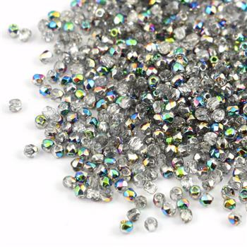 Fire Polish 2mm Crystal Vitrail [80szt]