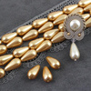 Preciosa Nacre Pear Gold 15x8mm [2szt]