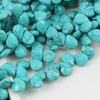 Howlit  turkusowy łezka fasetowana 12x10mm