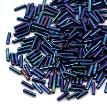 Miyuki Bugle #2 Metallic Dark Blue Iris 6mm [5g]