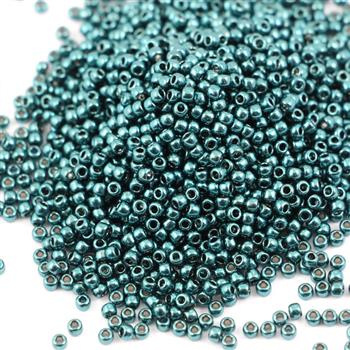 Toho Round 11/0 Higher-Metallic Teal Hematite [10g]