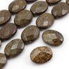 Bronzyt owal fasetowany 30x22mm