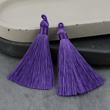 Chwost z pętelką fioletowy 70 mm