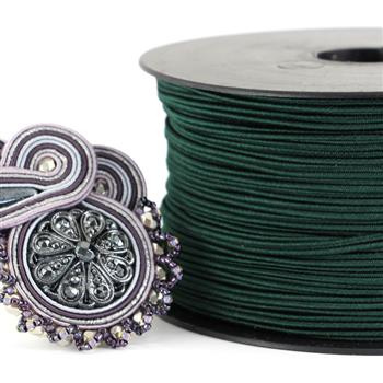 Sznurek sutasz acetat ITALY 2,5mm forest [1metr]
