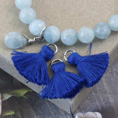 Chwost z włókna syntetycznego chabrowy z ogniwem 20x6mm