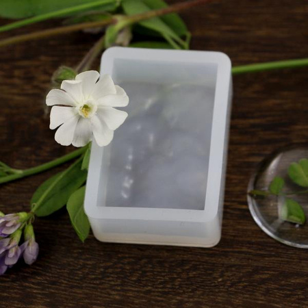 Forma silikonowa do odlewów z żywicy kaboszon fakturowany 38x25mm