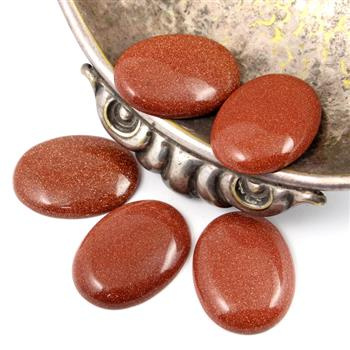 Kaboszon piasek pustyni owal 40x30mm