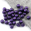 Koralik szklany velvet kula fioletowa 8mm [10szt]