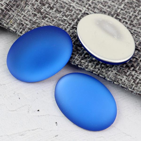 Kaboszon Lunasoft owal blueberry 25x18mm