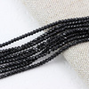 Spinel czarny oponka fasetowana 4x3mm [sznur 39cm]