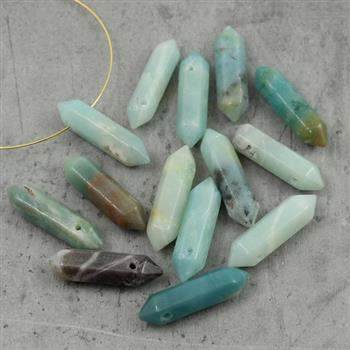 Amazonit zawieszka grot 32x9mm