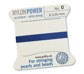 Griffin Nici nylonowe z igłą dk blue 0,30mm [2m]