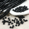 Spinel czarny oponka fasetowana 4x3mm [20szt]