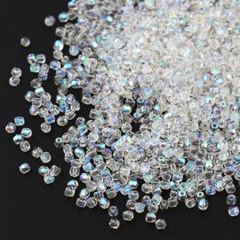 Fire Polish 2mm Crystal AB [80szt]