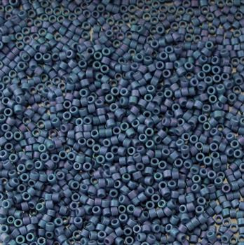 Miyuki Delica 11/0 Metallic Lt. Grey-Blue Matted [5g]