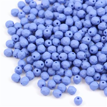 Fire Polish 4mm Sky Silk Matted [20szt]