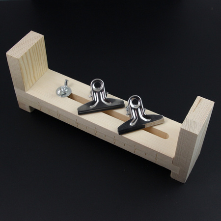 Drewniany stojak do makramy z regulacją długości