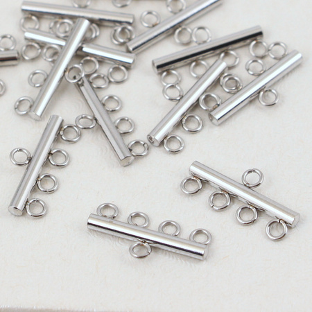 Łącznik rozdzielacz na 4 sznury stal szlachetna 20mm