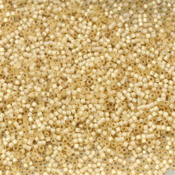 Miyuki Delica 11/0 Silver Lined Beige Alabaster Dyed [5g]