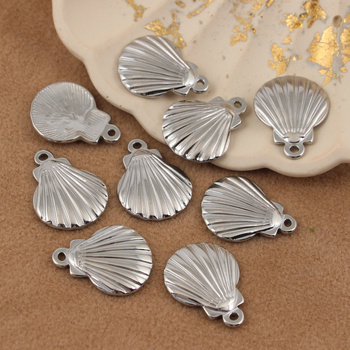 Zawieszka muszla stal szlachetna 20x16mm