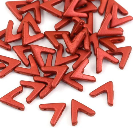 AVA Beads Lava Red 10x4mm [4szt]