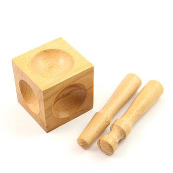 Anka drewniana 6-boczna z puncynami