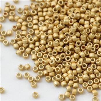 Toho Round 15/0 Permanent Finish-Matte Galvanized Starlight [5g]