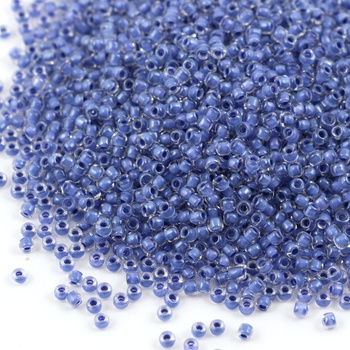 Toho Round 11/0 Inside-Color Crystal/Purple-Lined [10g]