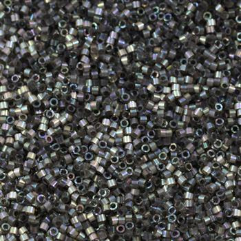 Miyuki Delica 11/0 Dyed Rustic Grey AB Silk Satin [5g]