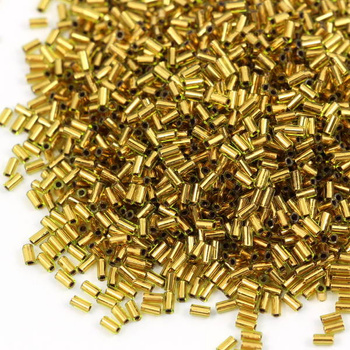 Toho Bugle #1 Copper-Lined Lime Green [5g]