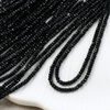 Turmalin czarny oponka fasetowana 2x1mm [sznur 39cm]
