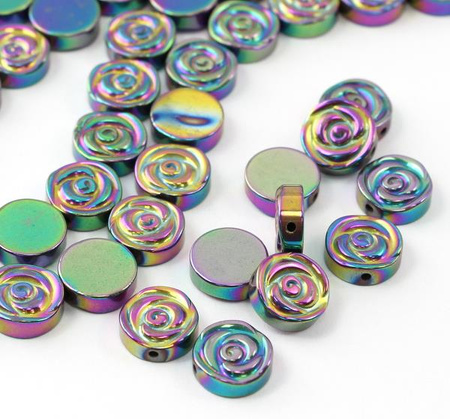 Hematyt tęczowy róża 12mm