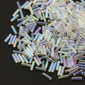 Miyuki Bugle #2 Crystal AB 6mm [5g]