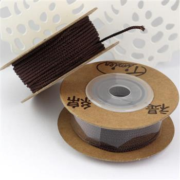 Sznurek nylonowy brązowy 1,5mm [szpula 12m]