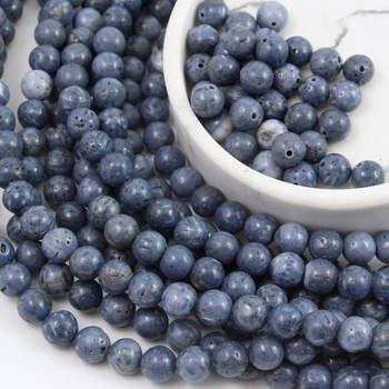 Koral niebieski kula 8mm