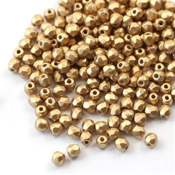 Fire Polish 3mm Aztec Gold [40szt]