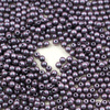 Round Beads Jet Polychrome Mix Berry 3mm [50szt]
