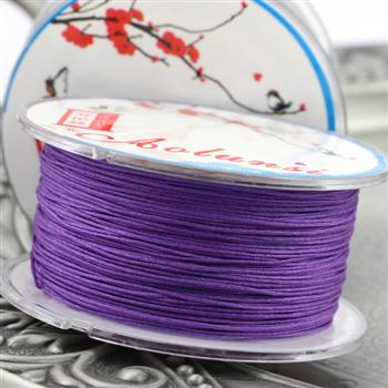 Sznurek nylonowy liliowy 0,6mm [szpula 45m]