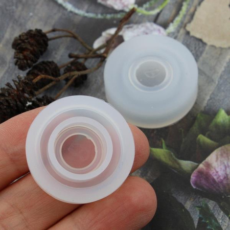 Forma silikonowa do odlewów z żywicy obrączka 17x8mm
