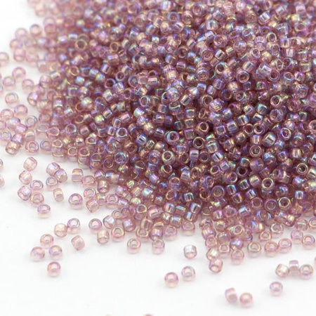Toho Round 15/0 Transparent-Rainbow Lt Amethyst [5g]