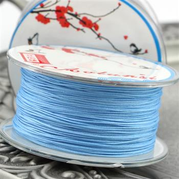 Sznurek nylonowy niebieski 0,6mm [szpula 45m]