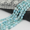 Larimar owal gładki 9x7mm