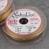 Japońska linka stalowa jubilerska SakuLux 7-splotowa Metallic Gold 0,30mm [szpula 30m]
