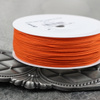 Sznurek pleciony poliestrowy pomarańczowy 0,8mm Pega [1metr]
