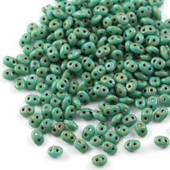 SuperDuo 2.5x5mm Turquoise Picasso [5g]