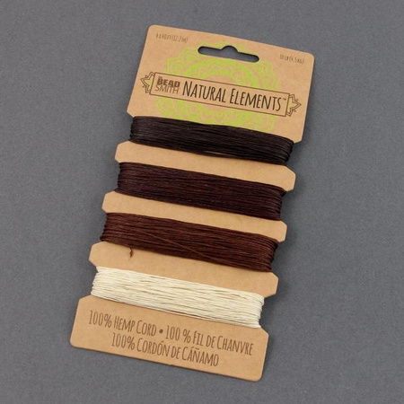 Sznurek konopny BRONZE SHADES 0,55mm/12m