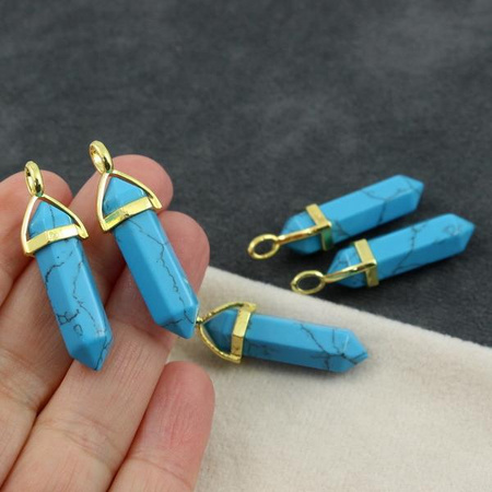 Howlit zawieszka grot w okuciu 40x8mm