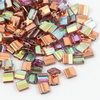 Miyuki Tila Beads 5x5x1,9mm Crystal Copper Rainbow [30szt]